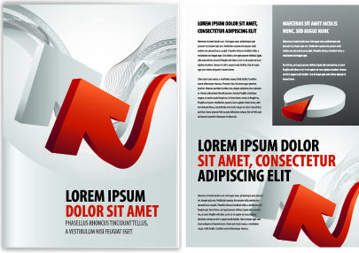 cover of business brochure and flyer vector