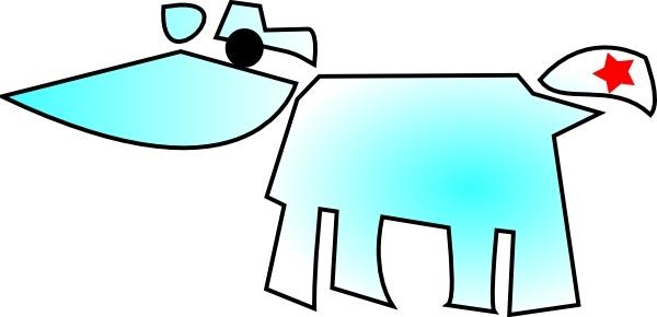Cow And Star clip art