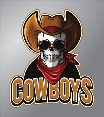 cowboys logo vector design
