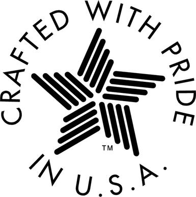 created with pride in usa