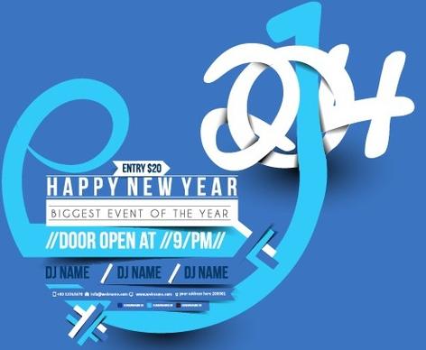 creative14 design with new year background vector