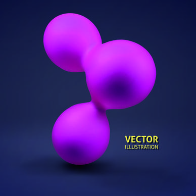 creative 3d sphere vector illustration