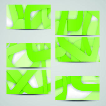 creative abstract cards vector