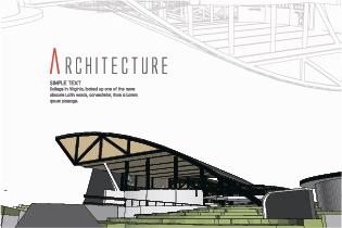 creative architecture concept background vector