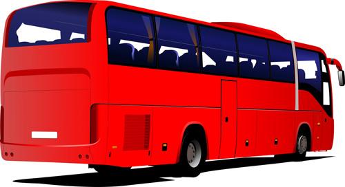 creative bus design vector