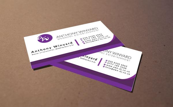 creative business card design and mockup