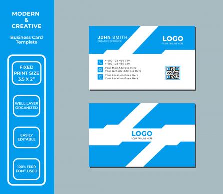 creative business card design template