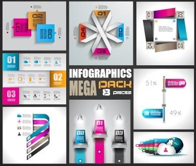 creative business infographic vector