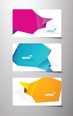 creative cards background vector