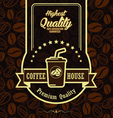 creative coffee house poster vectors graphics