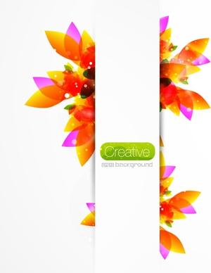 creative floral background vector 1 gorgeous