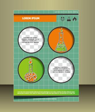 creative flyer and cover brochure design vector