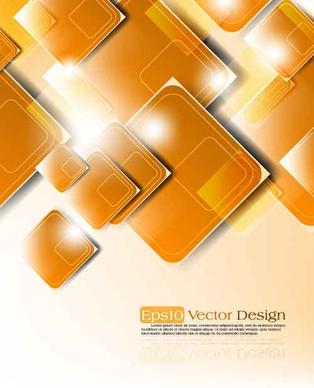 Creative geometry text background vector