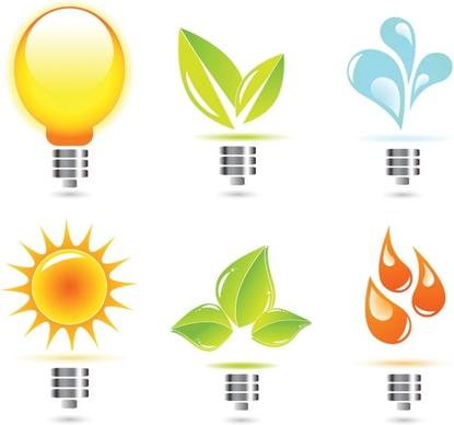 creative light bulb icon vector
