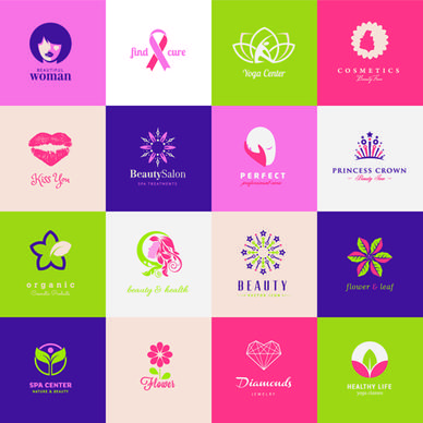 creative medical and healthcare logos vector set