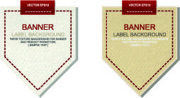 creative paper labels vector