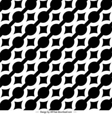 creative pattern black white repeating circles lines 