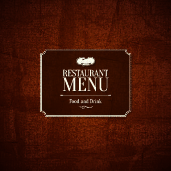 creative retro restaurant menu template