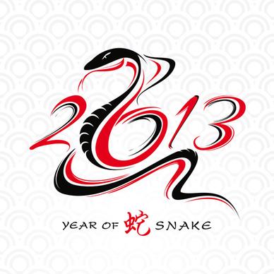 creative snake13 design elements vector