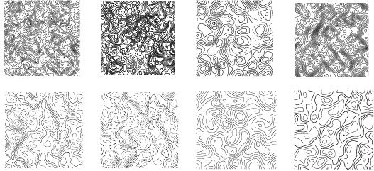 creative topographic map patterns vector