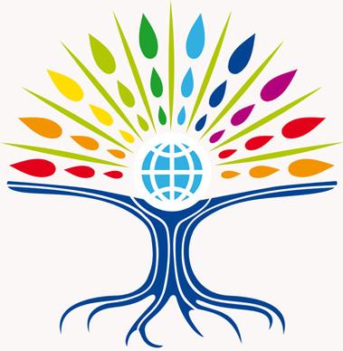 creative tree logo vector graphics