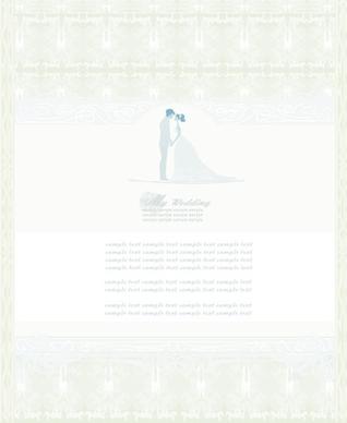 creative wedding backgrounds design vector