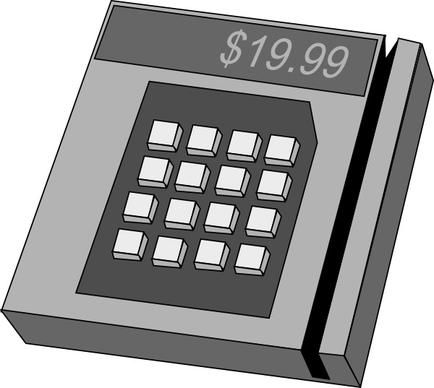 Credit Card Machine clip art