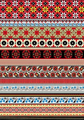 cross stitch patterns 06 vector