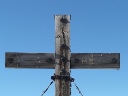 cross summit cross wooden cross