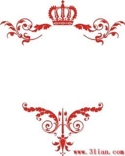 crown pattern vector