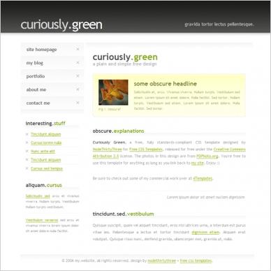 curiously green