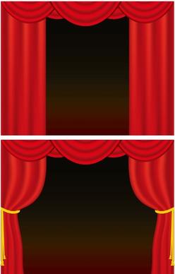 curtain vector