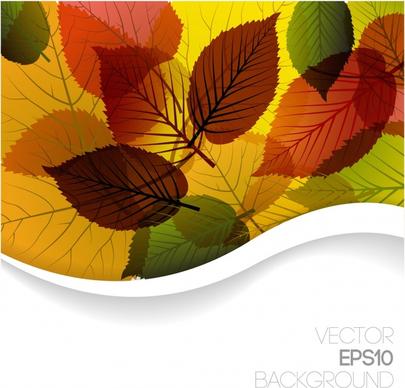 nature background template colorful flat blurred leaves decor