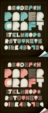 cute alphabet stickers vector