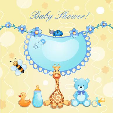 cute baby cards creative design graphics vector