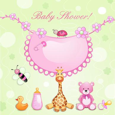 cute baby cards creative design graphics vector