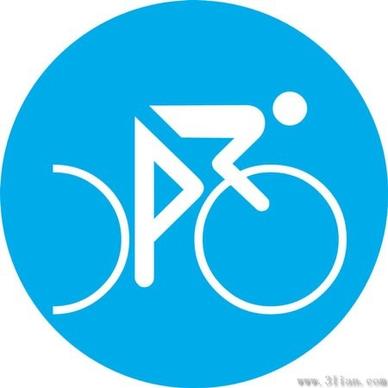 cycling icon vectors