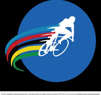 cyclist vector logo