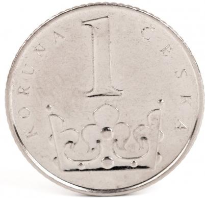 czech crown coin