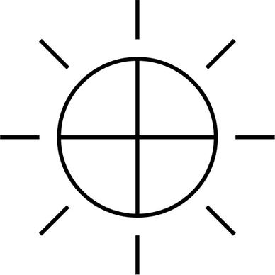 Dacian solar symbol