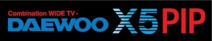 Daewoo X5 WIDE TV logo