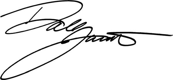 dale jarrett signature