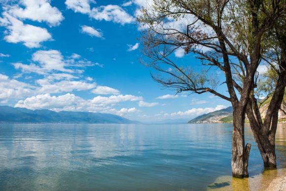 beautiful calm lake scenery