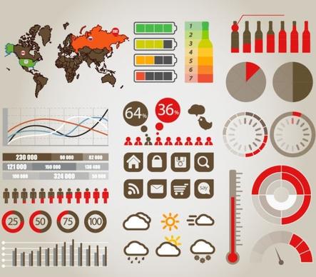 data the graphical chart vector