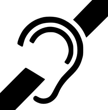 Deaf Symbol clip art
