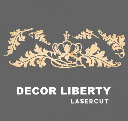 decor liberty silhouette for lasercut