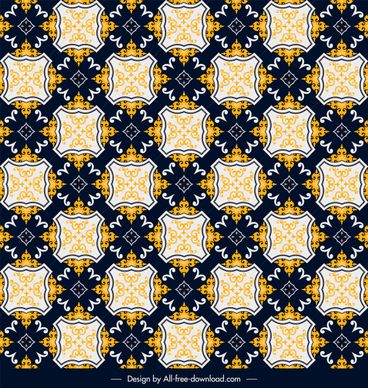 decor pattern template colorful classical repeating symmetrical design
