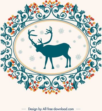 decorative background christmas border theme elegant classical decor