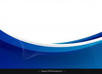 decorative background template abstract wavy curves contrast