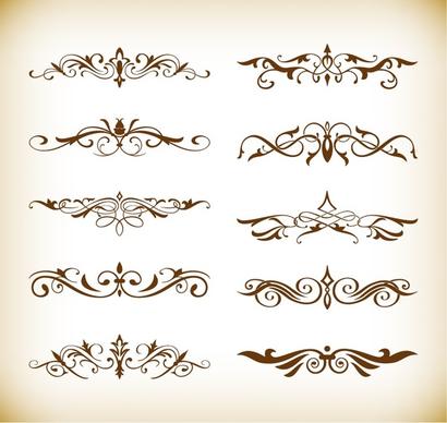 decorative elements vector set for your design